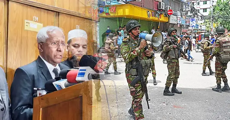 নির্বাচন কমিশনের সিনিয়র সচিব আখতার আহমেদ ও টহলরত সেনা সদস্য